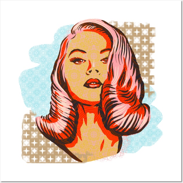 Vintage Girl Wall Art by ConradGarner